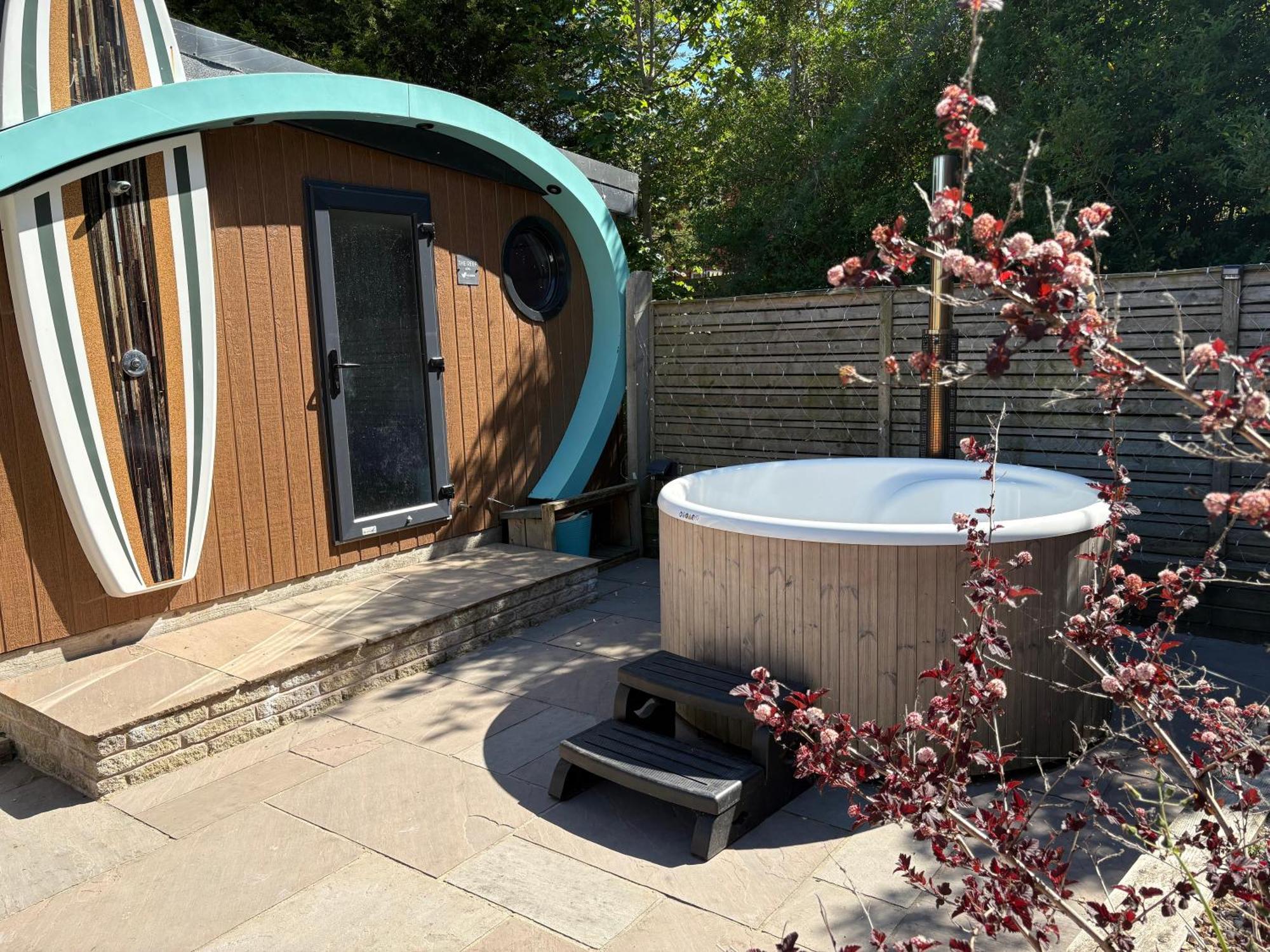 Elletson Park Wood Fired Hot Tubs, Caravans & Pods Pilling Exteriér fotografie
